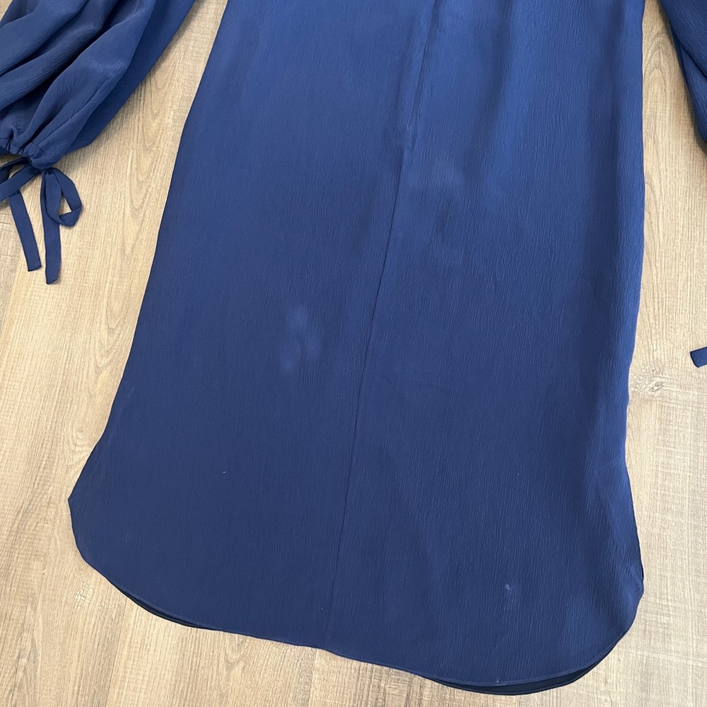 Hellessy Designer Silk Statement Sleeve Dress - image 8